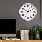 Rohioue 14 Inch Wall Clock Modern Battery Operated Silent Non Ticking Analog - Image 6