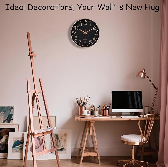 Modern Silent Wall Clock - Image 2