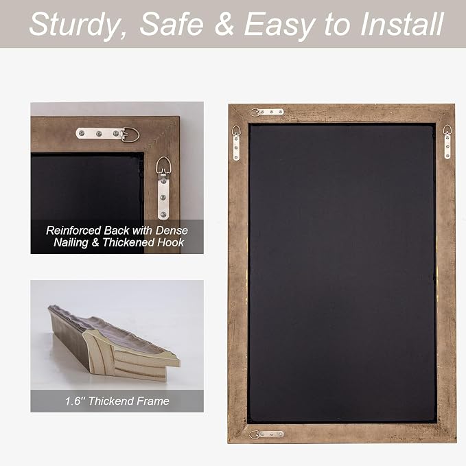 Vintage Wall Mirror, Decorative Wall Mirrors - Image 5