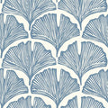 Tempaper x Novogratz Waverly Blue Feather Palm Removable Peel and Stick by TempaperCo