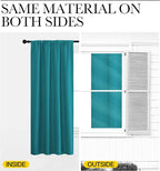 NICETOWN Blackout Curtains for Living Curtains, Peacock Blue, 2 Panels - Image 5