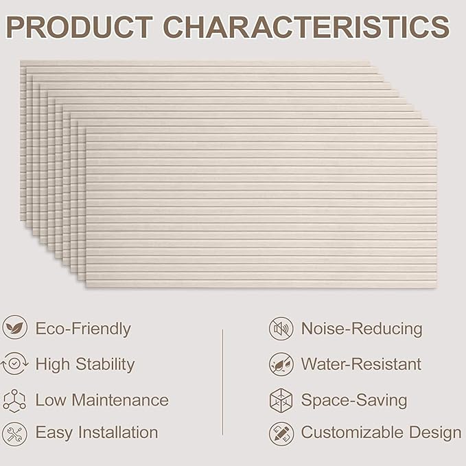 10Pack Large Acoustic Panels, Self-Adhesive Sound Dampening Wall Panels - Image 6
