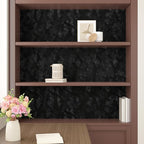 Wallercity Black Flocking Fabric Contact Paper - Image 7