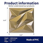Art3dwallpanels 33 Pack 3D Wall Panel Diamond - Image 6