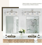 Crystal Bathroom Light Fixtures, Bathroom Lighting Fixtures Over Mirror - Image 3