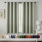 MIULEE Blackout Curtains for Bedroom Living Room 2 Panels, Thermal Insulated by MIULEE