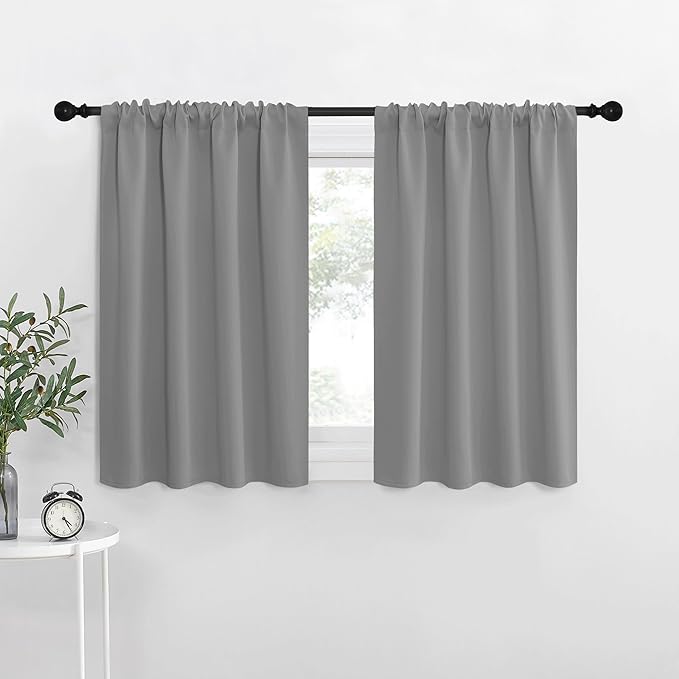 NICETOWN RV Blackout Curtains for Camper Windows, Short Room Darkening Drapes by NICETOWN