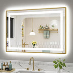 44x30 Inch LED Bathroom Mirror by Briivuemodernmirrors