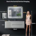 40"x30" LED Bathroom Mirror - Image 8