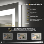Briivue 28x36 Inch LED Bathroom Mirror - Image 3