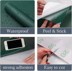 Dark Green Peel and Stick Wallpaper, 15.7 X 157 inches Renter Friendly Wallpaper - Image 3