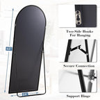 DUMOS 65"x24" Arched Full Length Mirror - Image 5