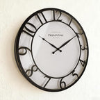 Presentime & Co 21" Farmhouse Series Wall Clock, Vintage Style, Retro Clock - Image 3