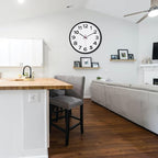 Wall Clock 12 Inch Silent Non-Ticking Big Numbers Easy to Read Wall Clocks - Image 4