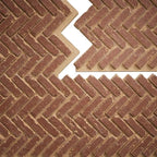 EverStone Herringbone Faux Brick Panel, 46 1/2"W x 25 1/4"H x 1"D, Cabernet - Image 9