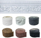 90" x 3.1" Peel Stick Foam Molding Trim Self Adhesive, Crown Molding Wallpaper by WAPANE