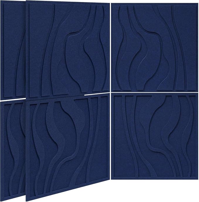 BUBOS Art Acoustic Wall Panels 6 Pack by BUBOS