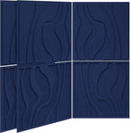 BUBOS Art Acoustic Wall Panels 6 Pack by BUBOS