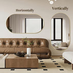 Oval Full Length Mirror, Ultra-Clear Explosion-Proof Dressing Mirror, Simple & - Image 7