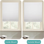 Changshade 12 Pack Temporary Shades, Pleated Paper Blinds - Image 7