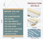 Mental Health Positive Affirmations Inspirational Wall Art Decor, Therapist - Image 6