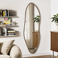 Irregular Full Length Mirror, Large Asymmetrical Wall Mirrors by TheiaMo