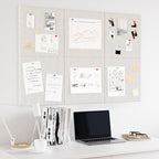 Neatsure Large Cork Board for Wall, 6 Panels Felt Tiles Tack Push Pin Board for - Image 2