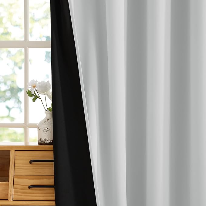 RYB HOME 100% Blackout Door Curtain - Image 7