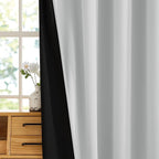 RYB HOME 100% Blackout Door Curtain - Image 7