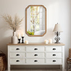 WallBeyond 20" x 30" Rounded Corner Arch Wall Mirror - Image 3