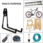 Garage Hooks, 4 Pack Wall Mount Storage Hanger - Image 4