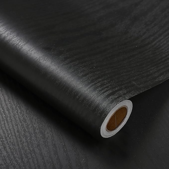 Heroad Peel and Stick Wallpaper 17.5" x 393" Wood Contact Paper Wood Wallpaper by HeroadBrand