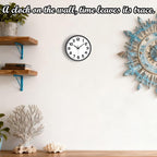 Wall Clock, 8inch Modern Silent Non-Ticking Wall Clocks Battery Operated - Image 2