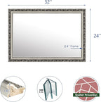 Framed Rectangle Bathroom Mirrors - Image 3
