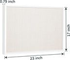 OWLKELA 17"x23" inch Linen Cork Board, - Image 2