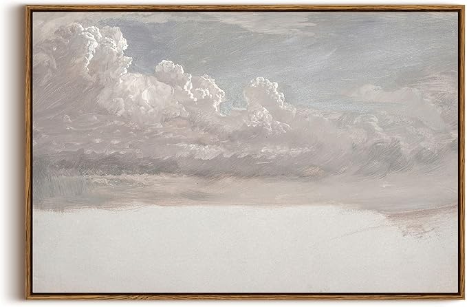 InSimSea Framed Canvas Wall Art Vintage Decor, Home Decor Classical Oil by InSimSeaArt