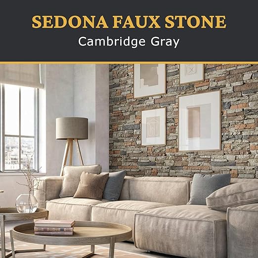 AZ Faux High-Density Polyurethane Faux Stone Interlocking Left Endcap - Image 2