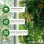 Artificial Grass Wall Backdrop Panels, Faux Boxwood Panels - Image 2