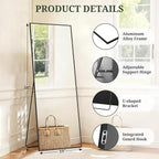 Mirror Full Length 58"x19" Full Body Floor Mirror - Image 4
