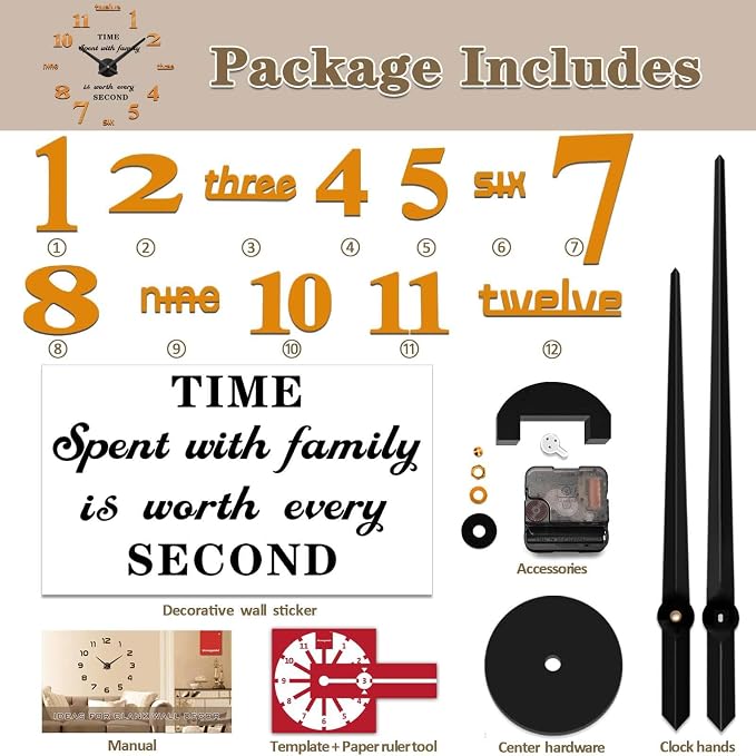 VANGOLD Design Decorative Wall Clock - Image 5