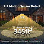 HMCITY 120 LED Outdoor Solar Lights- - Image 6