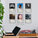 Lidy Set of 6 Drake Poster Music Album Cover Posters Set Merch Wall Art Decor - Image 2