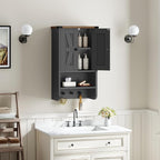 MAHANCRIS Bathroom Wall Cabinet, Farmhouse Medicine Cabinet - Image 5