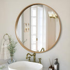 WallBeyond Round Wood Mirror by WallBeyond