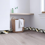 Marble Wave Wallpaper Border 196x4 Inch Peel and Stick Wall Border Black White - Image 2
