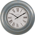 Monarch Specialties I 9028 Clocks, Large Oversized, Wall Clock, Antique Blue by Monarch+Specialties