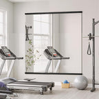 TRAHOME Home Gym Mirror for Wall, Glass Frameless Body Large Mirror for Home Gym - Image 2