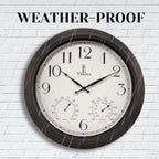 18 inch Outdoor Clocks for Patio Large Waterproof - Image 5