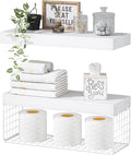QEEIG White Bathroom Shelves Over Toilet by QEEIG