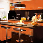 Abyssaly Self Adhesive Wallpaper Orange Sticky Back Plastic Roll Removable - Image 7